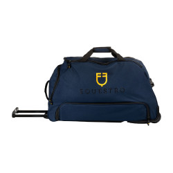 Trolleytas met geborduurd logo Equestro Marineblazer Marineblauw