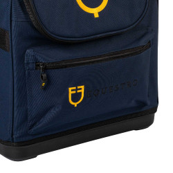 Poetstas met ritssluiting Equestro Marine Marineblauw