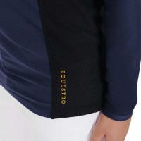 Basisondergoed voor jongens van technisch stof Equestro Zwart