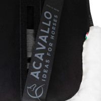 Piuma-FS WFS-FS schokdemper met suède zakken en voorste verhoger Acavallo Bruin / bruin