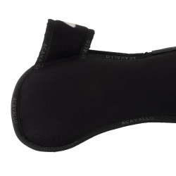 Piuma-FS WFS-FS schokdemper met suède zakken en voorste verhoger Acavallo Zwart / wit