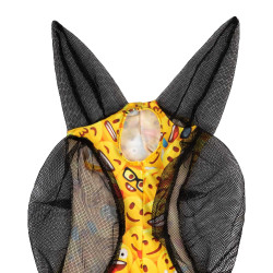 Anti-Vliegenmasker van Lycra met Oorbedekking Pro-Tech Emoticon Motieven