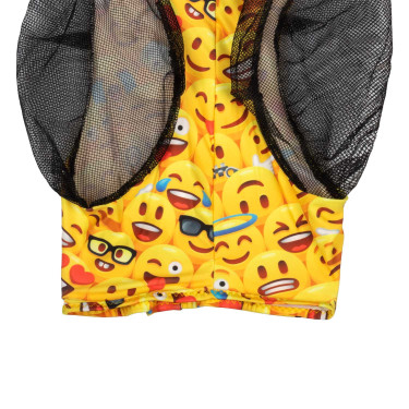 Anti-Vliegenmasker van Lycra met Oorbedekking Pro-Tech Emoticon Motieven