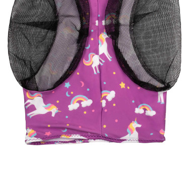 Anti-Vliegenmasker van Lycra met Oorbedekking Pro-Tech Eenhoorn Motieven Anti-Vliegenmasker van Lycra met Oorbedekking Pro-Tech Eenhoorn Motieven