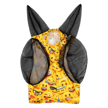 Anti-Vliegenmasker van Lycra met Oorbedekking Pro-Tech Emoticon Motieven