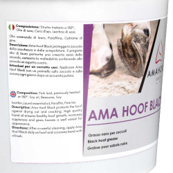 Gele Vet voor Hoef Ama Hoof 5L Umbria Equitazione Zwart