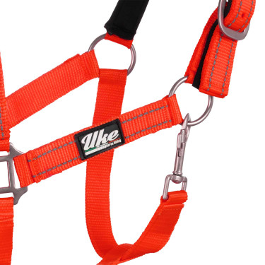 Synthetisch Halster met Reflecterende Lijn Supreme Rood