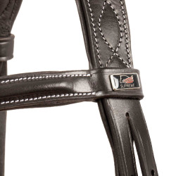 Bridon Supreme met Contrasterende Stiksels en Supreme Teugels Bruin Bridon Supreme met Contrasterende Stiksels en Supreme Teugels Bruin