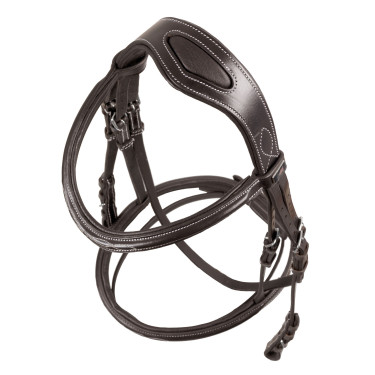 Bridon Supreme met Contrasterende Stiksels en Supreme Teugels Bruin Bridon Supreme met Contrasterende Stiksels en Supreme Teugels Bruin