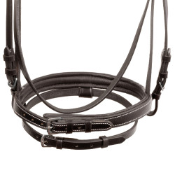 Bridon Supreme met Contrasterende Stiksels en Supreme Teugels Bruin Bridon Supreme met Contrasterende Stiksels en Supreme Teugels Bruin