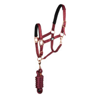 Nylon Halster Rose Gold Line met Supreme Lijn Marine Marineblauw