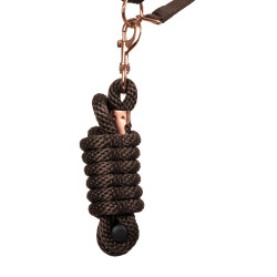 Nylon Halster Rose Gold Line met Supreme Lijn Bruin