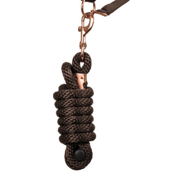 Nylon Halster Rose Gold Line met Supreme Lijn Bruin