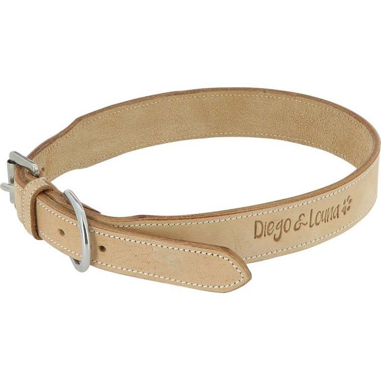 Leren halsband Diego & Louna voor honden Leren halsband Diego & Louna voor honden