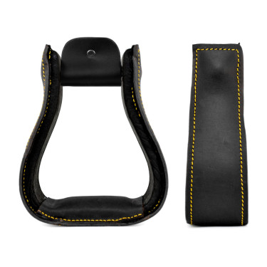 Lakota Leren Western Beugels Zwart Lakota Leren Western Beugels Zwart