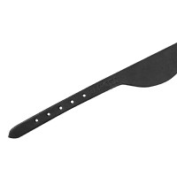 Sluiting beugelriemen in Lakota-leer Zwart