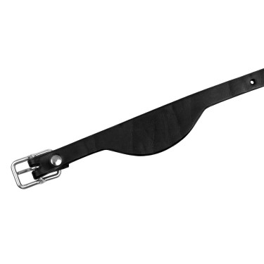 Sluiting beugelriemen in Lakota-leer Zwart