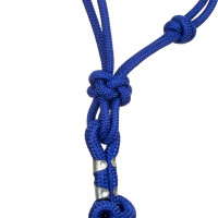 Halster met geknoopte touw en lijn Pool's Zwart