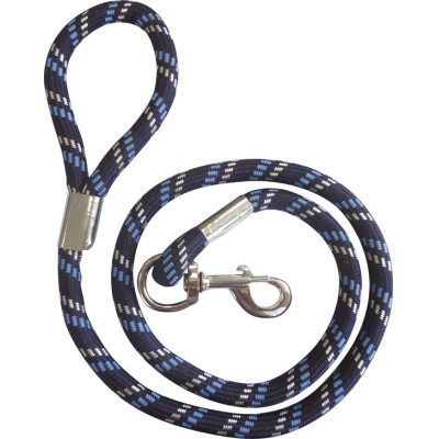 Laisse corde épaisse pour chien Marine / ciel / blanc