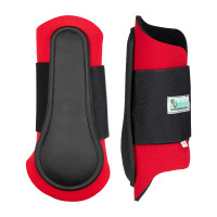 Neopreen Peesbeschermers met Rubber Shell Umbria Equitazione Rood Neopreen Peesbeschermers met Rubber Shell Umbria Equitazione Rood
