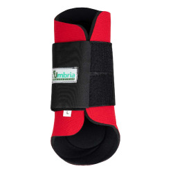 Neopreen Peesbeschermers met Rubber Shell Umbria Equitazione Rood