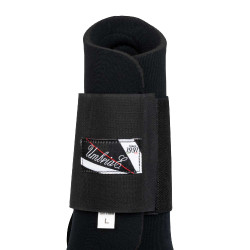 Neopreen Peesbeschermers met Rubber Shell Umbria Equitazione Zwart