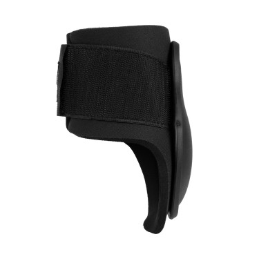 Neopreen Strijklappen met Rubberen Schelp Umbria Equitazione Zwart