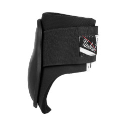 Neopreen Strijklappen met Rubberen Schelp Umbria Equitazione Zwart