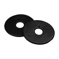 Ringenbitringen Bedekt met Rubber Umbria Equitazione Zwart Ringenbitringen Bedekt met Rubber Umbria Equitazione Zwart