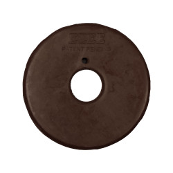 Ringenbitringen Bedekt met Rubber Umbria Equitazione Bruin Ringenbitringen Bedekt met Rubber Umbria Equitazione Bruin