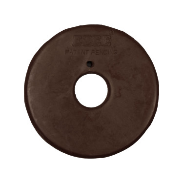 Ringenbitringen Bedekt met Rubber Umbria Equitazione Bruin Ringenbitringen Bedekt met Rubber Umbria Equitazione Bruin