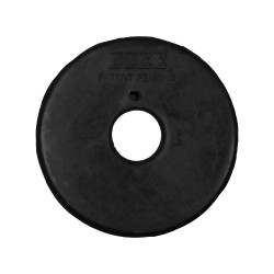 Ringenbitringen Bedekt met Rubber Umbria Equitazione Zwart Ringenbitringen Bedekt met Rubber Umbria Equitazione Zwart