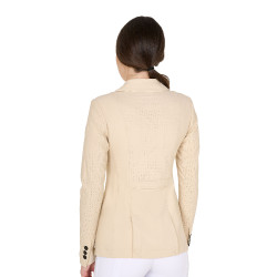 Damen-Wettkampfjacke perforiert 3 Knöpfe Equestro