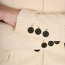 Damen-Wettkampfjacke perforiert 3 Knöpfe Equestro