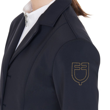 Wedstrijdjas kind Exclusive Equestro Marineblazer Marineblauw