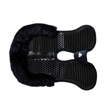 Schokdemper SP WFS suède schapenvacht Acavallo Blauw / blauw