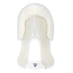 Schokdemper SP WFS suède schapenvacht Acavallo Wit / wit