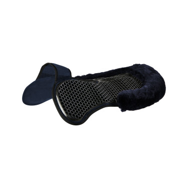 Schokdemper SP WFS suède schapenvacht Acavallo Blauw / blauw