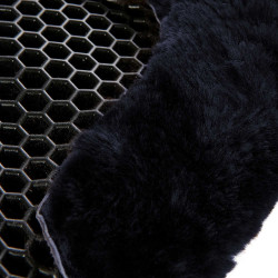 Schokdemper SP WFS suède schapenvacht Acavallo Blauw / blauw