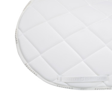 Zadeldek springen met meerkleurig logo GP Equestro Wit / wit / ballerina