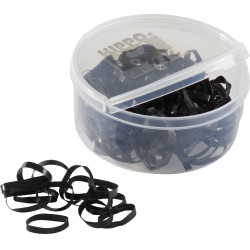 Siliconen elastieken Hippo-Tonic Zwart