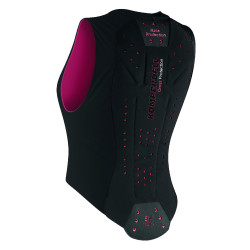Komperdell FlexFit rugbeschermer dames Zwart / bordeaux Komperdell FlexFit rugbeschermer dames Zwart / bordeaux