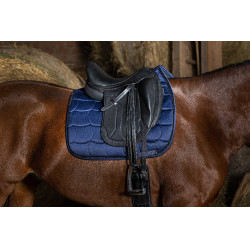 Zadeldek Equithème Satin Marineblauw