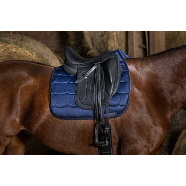 Zadeldek Equithème Satin Marineblauw