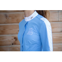 Wedstrijdshirt Pénélope Showshirt Arctisch blauw