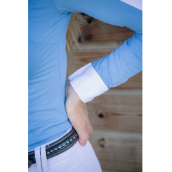 Wedstrijdshirt Pénélope Showshirt Arctisch blauw