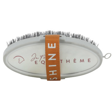 Zachte borstel Equithème Ik hou van je Grijs Zachte borstel Equithème Ik hou van je Grijs