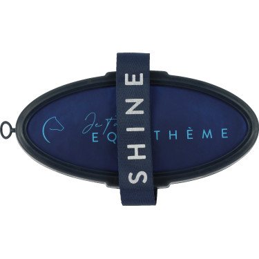 Zachte borstel Equithème Ik hou van je Blauw Zachte borstel Equithème Ik hou van je Blauw