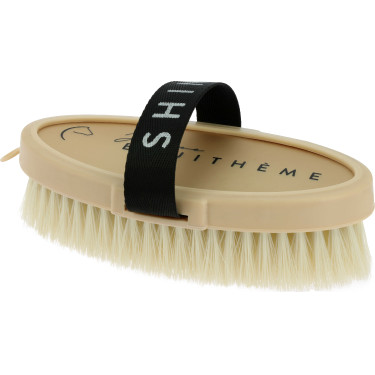 Zachte borstel Equithème Ik hou van je Amandel Bruin