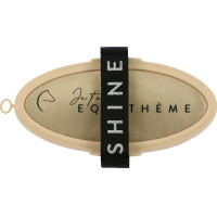 Zachte borstel Equithème Ik hou van je Amandel Bruin